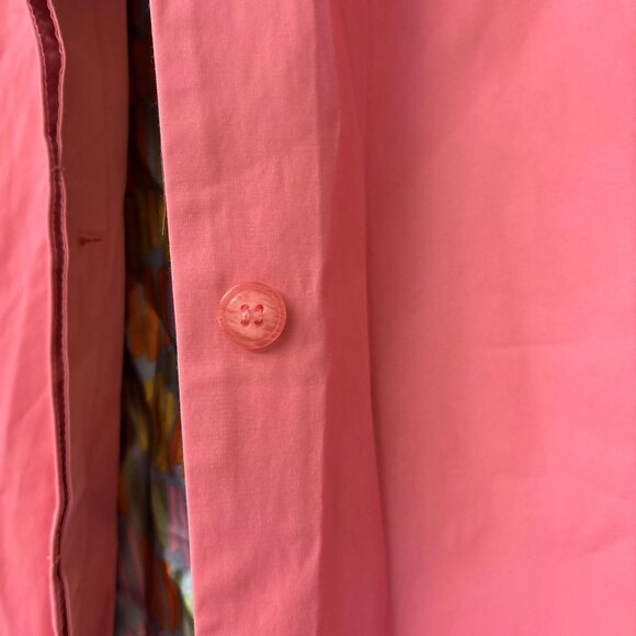 Ladies Jones New York All Weather Petal Pink Lined Coat. Medium. So Cute. Button - Picture 3 of 10